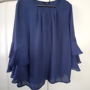Banana Republic Navy Blouse
